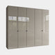 Florida - Wardrobe 250cm 5 Door Pebble Grey