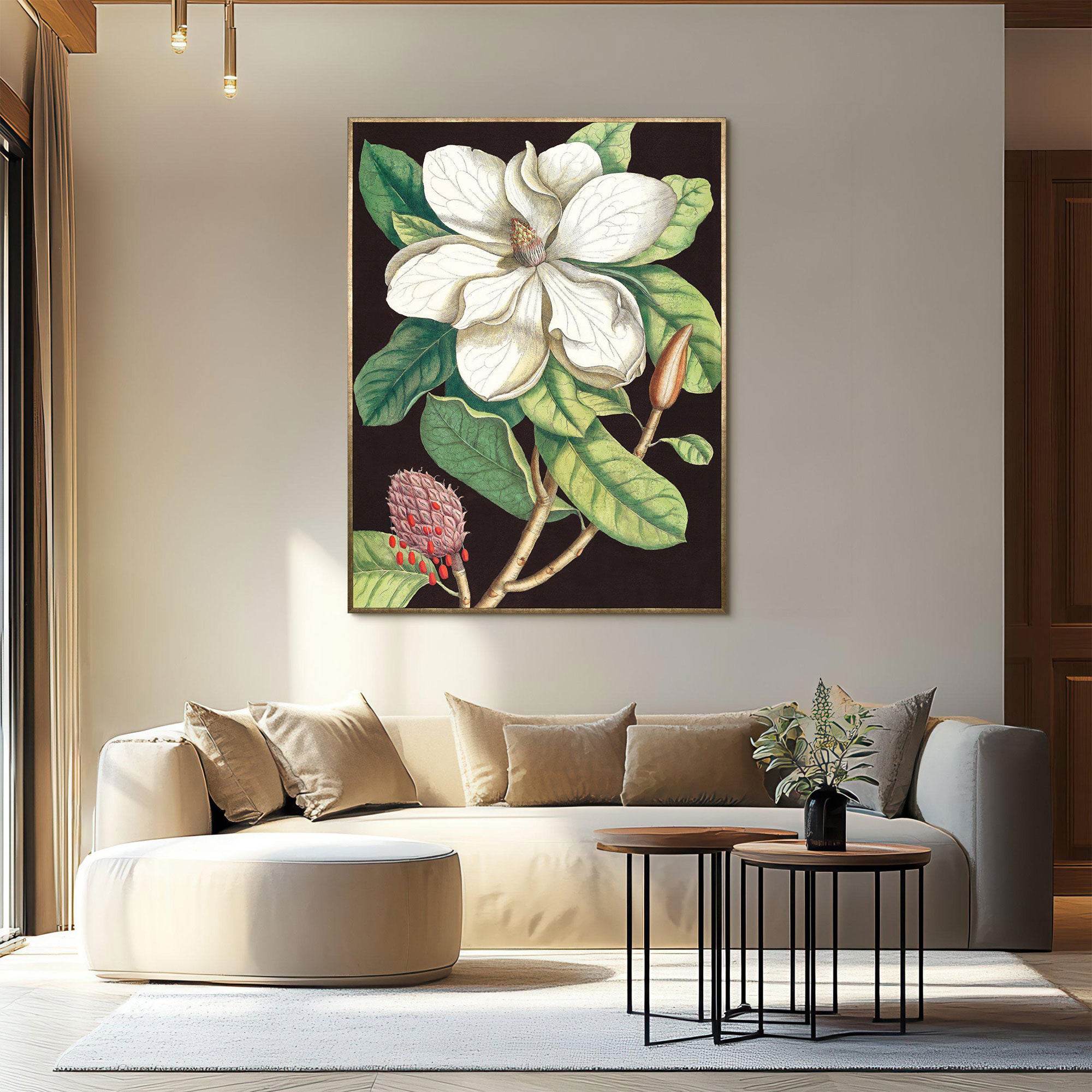 Laurel Tree - Framed Canvas Wall Art