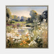 Wildflower Reflections - Framed Canvas Wall Art