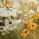 Wildflower Reflections - Framed Canvas Wall Art
