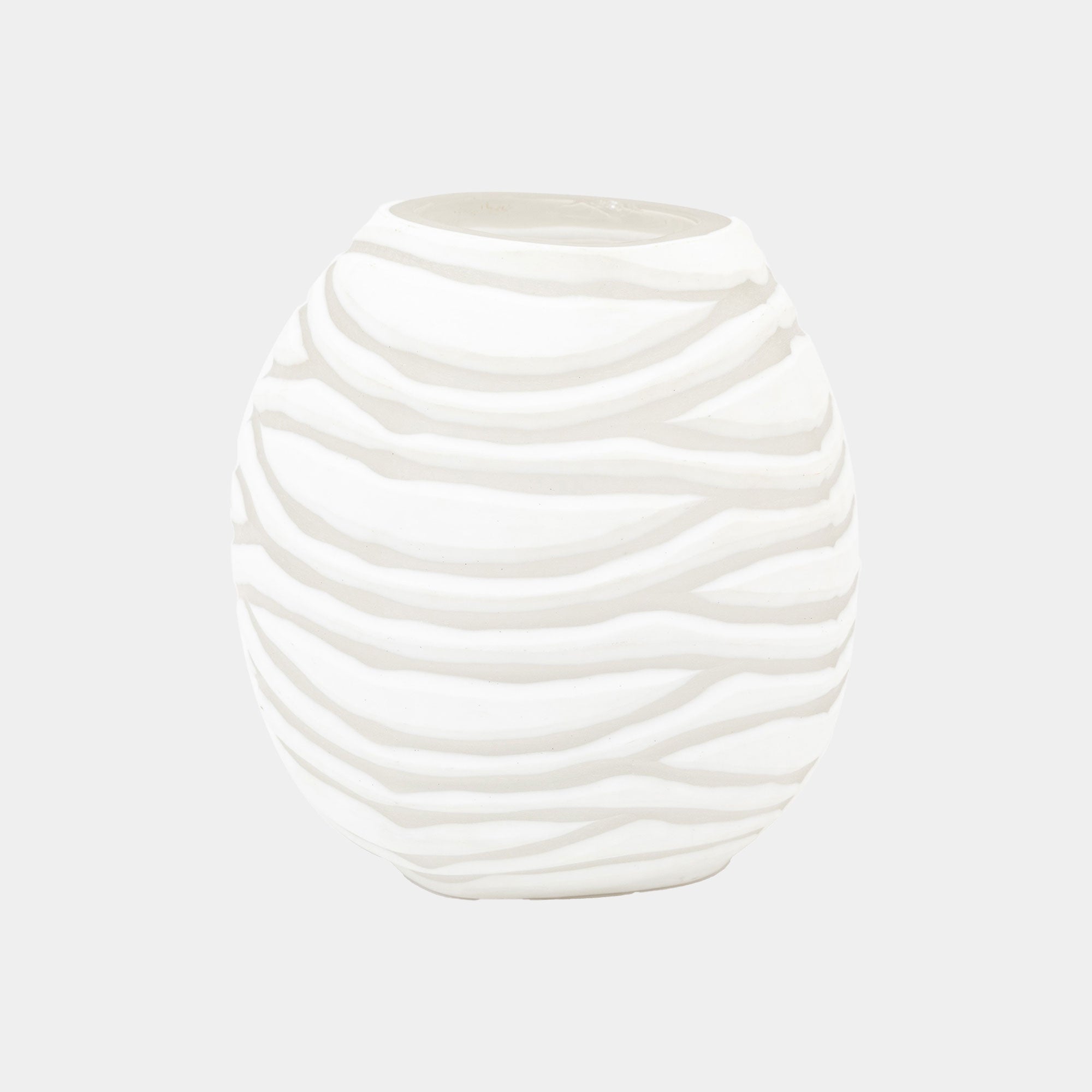 Andorra - White Glass Vase