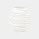 Andorra - Frosted Glass Vase, White