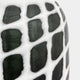 Valencia Carved Mono - Glass Plant Pot, Black & White