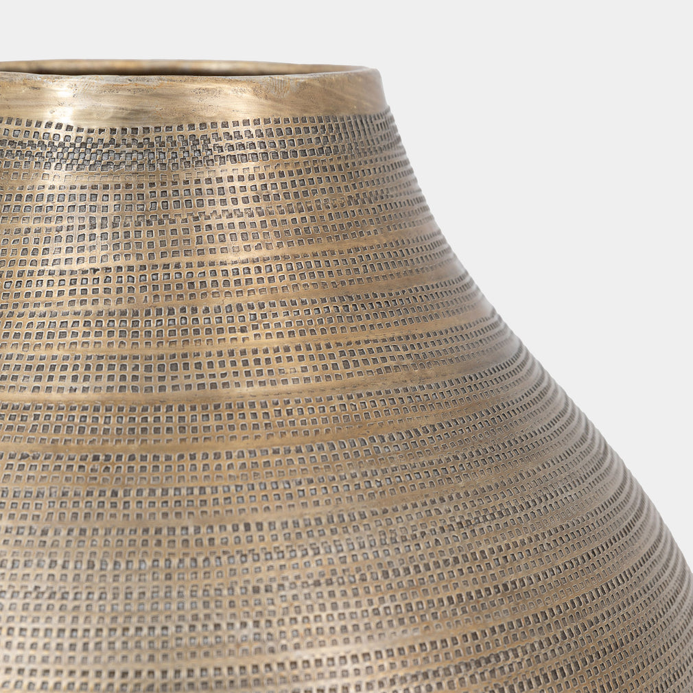 Zahara - Metal Vase, Brass