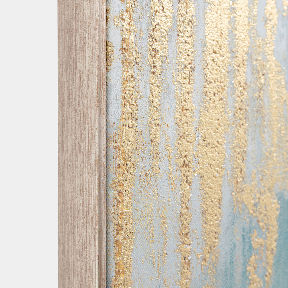 Early Morning Horizon - Framed Canvas Wall Art
