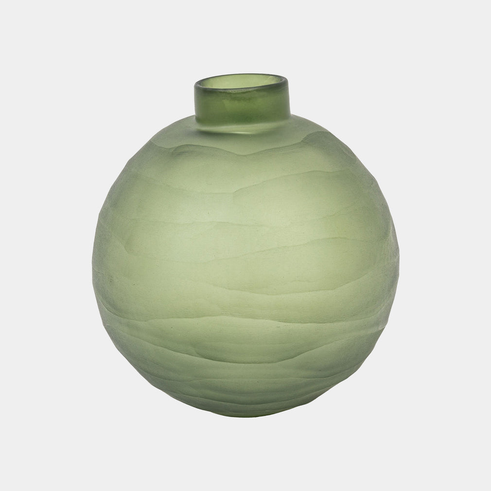 Amazon - Glass Vase, Green