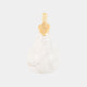 Perla - White Pear Ornament, Marble Finish