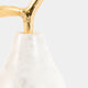 Perla - White Pear Ornament, Marble Finish