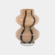 Forma Swirl - Glass Vase, Brown