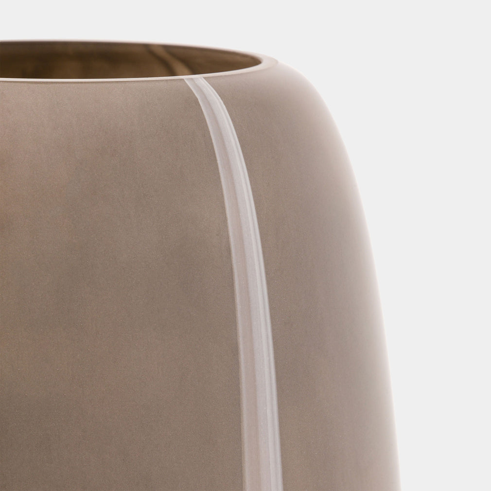 Claro - Glass Vase, Taupe