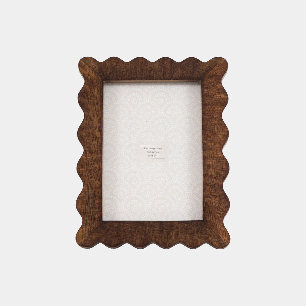 Avila Scallop - Wooden Photo Frame, 5x7