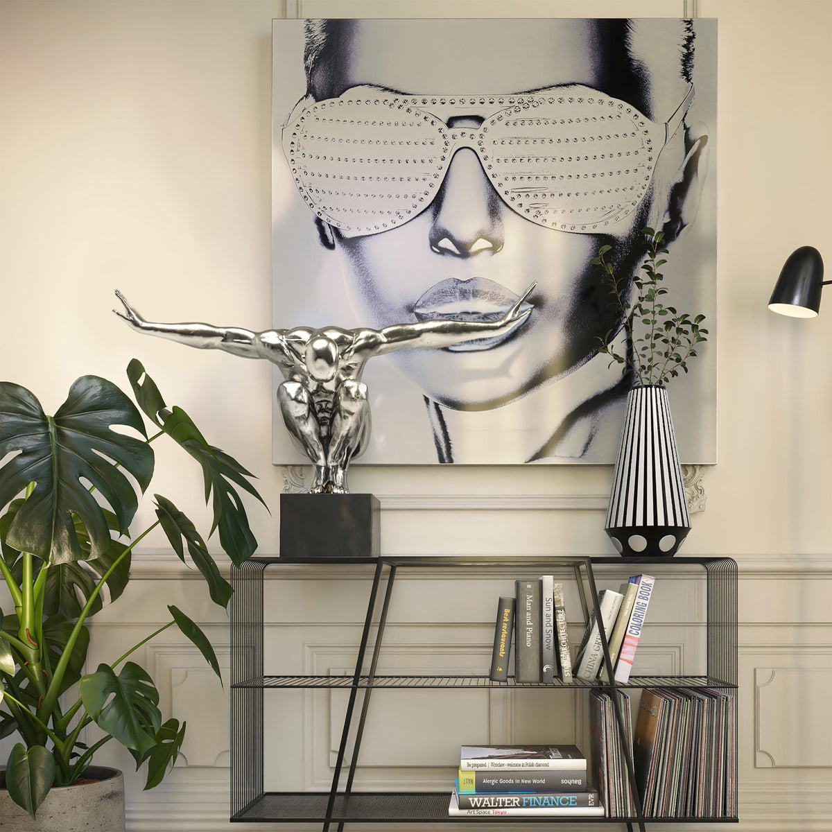 Athlete - Silver Sculpture