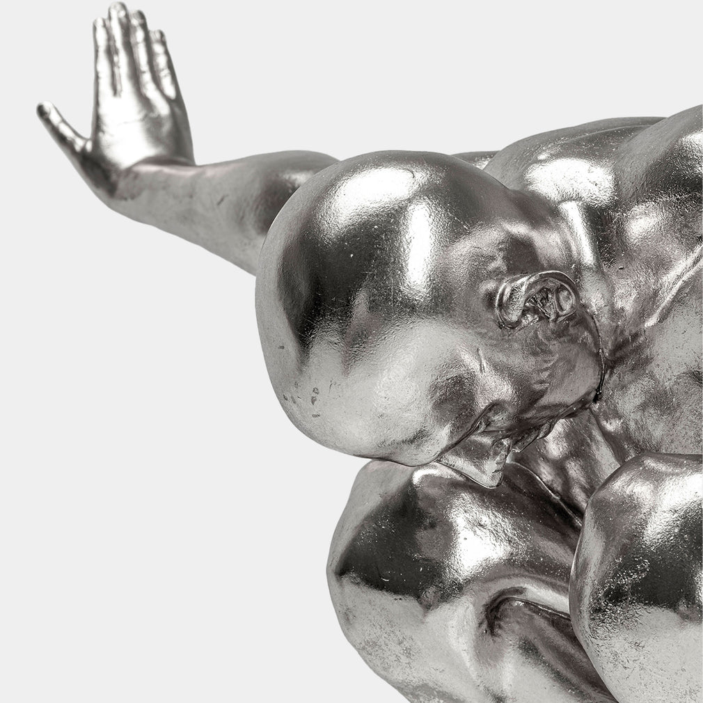 Athlete - Silver Sculpture