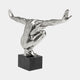 Athlete - Silver Sculpture