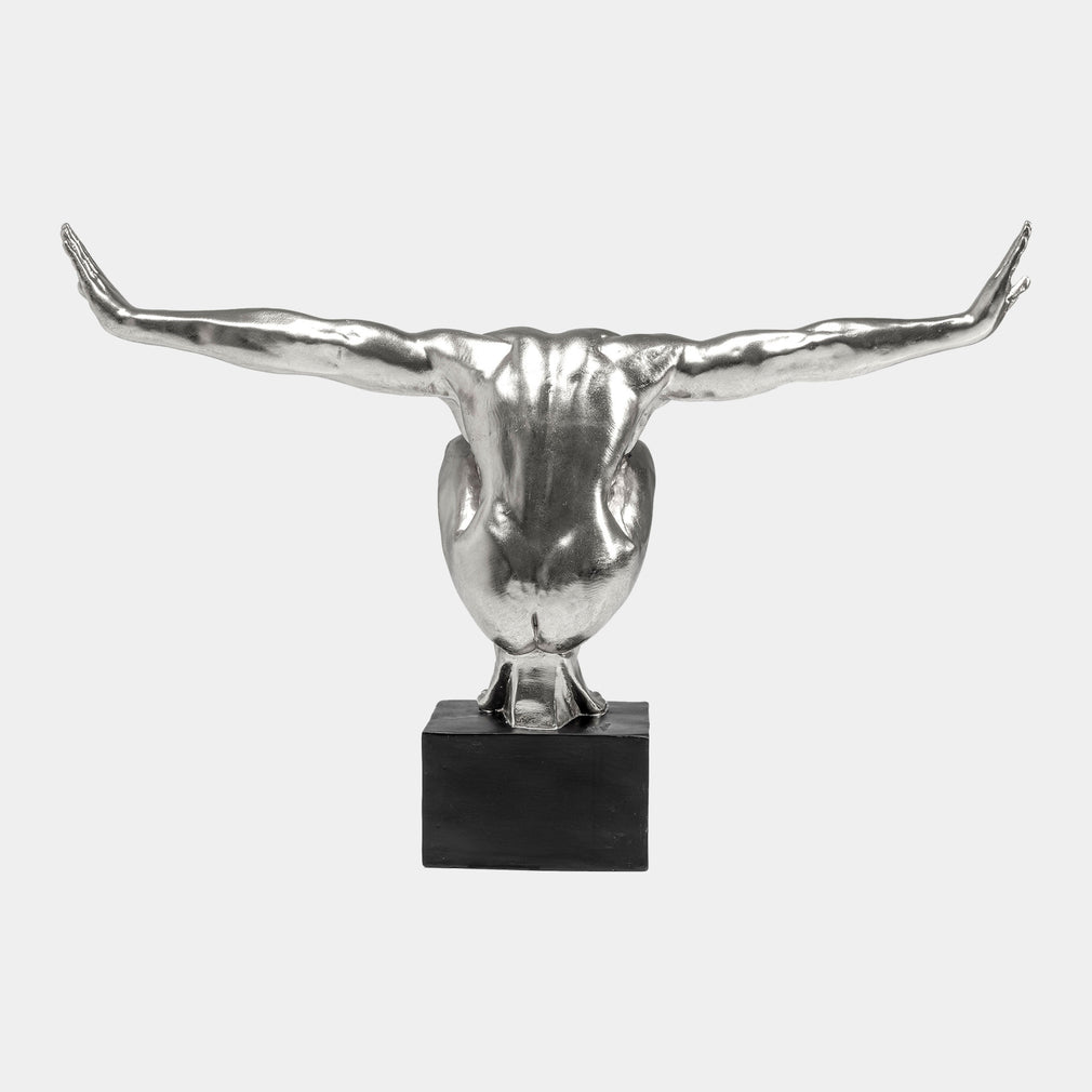 Athlete - Silver Sculpture