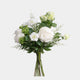Artificial Swan Lake Bouquet - Elegant White Faux Flower Arrangement