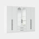 Matilda - 6 Door Wardrobe With Drawers & Mirrors