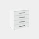 Matilda - 4 Drawer Chest of Drawers White