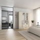 Matilda - 4 Door Wardrobe With Drawers & Mirrors