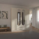 Matilda - 4 Door Wardrobe With Drawers & Mirrors