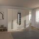 Matilda - 5 Door Wardrobe With Drawers & Mirrors
