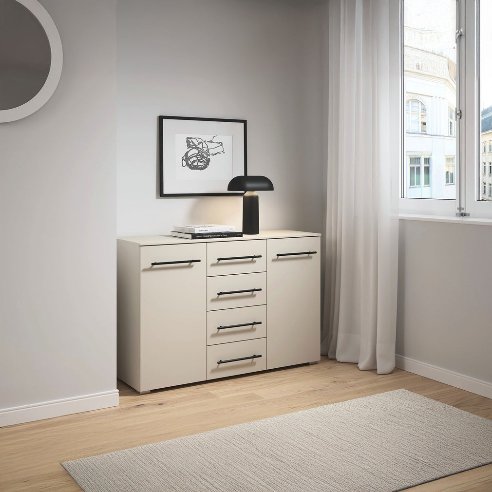 Matilda - 4 Drawer Combi Chest of Drawers