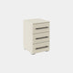 Matilda - 3 Drawer Bedside Table Champagne