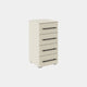 Matilda - 4 Drawer Chest of Drawers, Slim Champagne