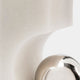 Sphere Arc - White Marble Bookends