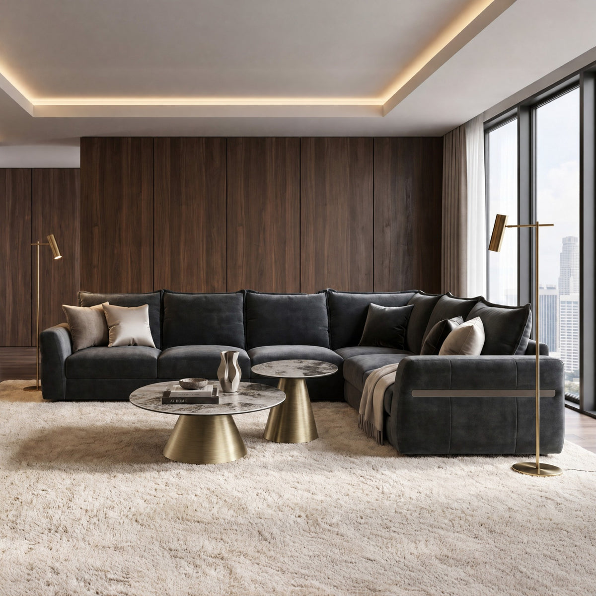 Fifth Avenue - Corner Sofa, Fabric