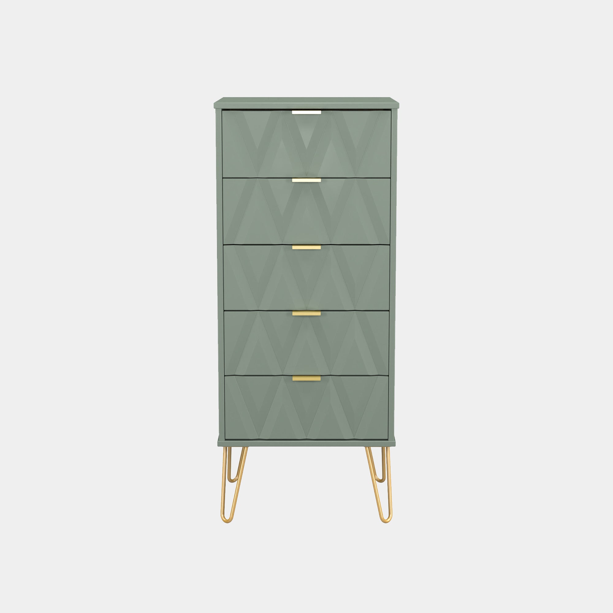 Jewel - 5 Drawer Chest of Drawers, Tall