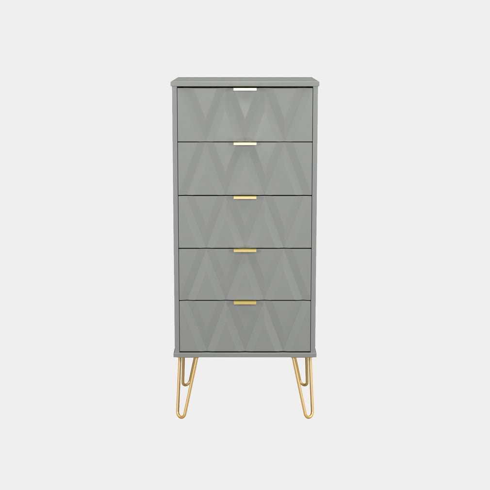 Jewel - 5 Drawer Chest of Drawers, Tall