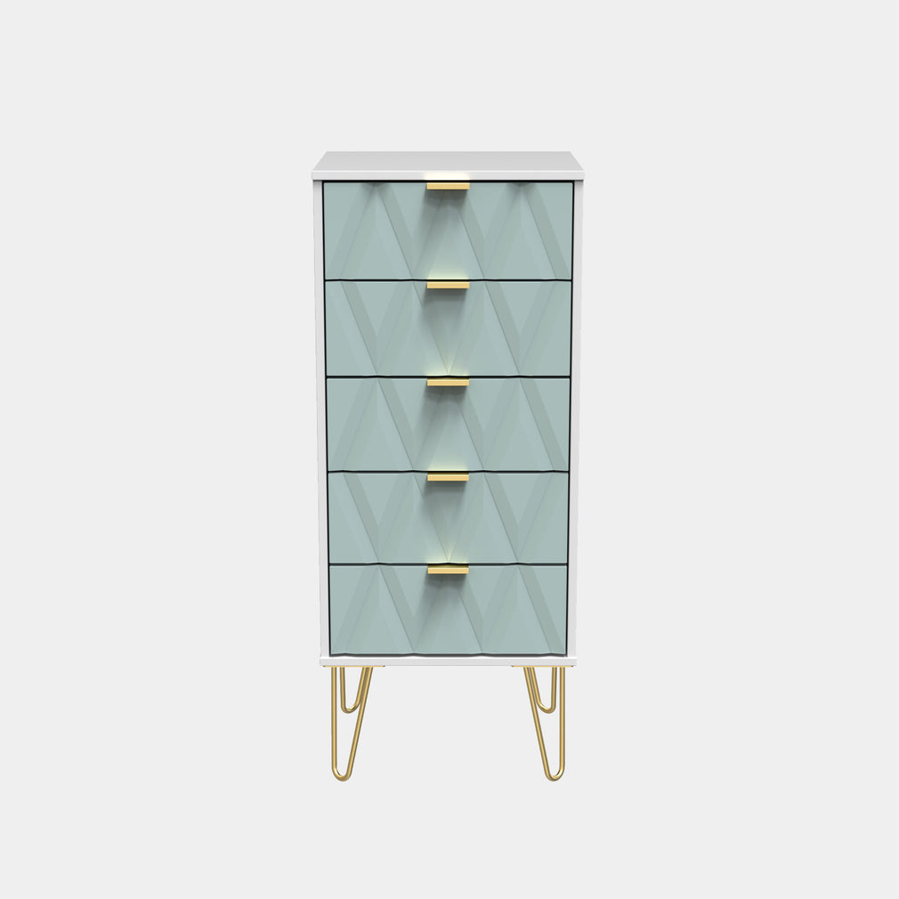 Jewel - 5 Drawer Chest of Drawers, Tall