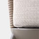 Mauritius - 3 Seat Garden Sofa Set, Champagne Aluminium & Rope Weave Effect