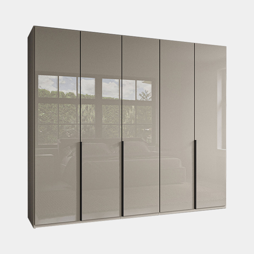 Varnell - 5 Door Glass Wardrobe