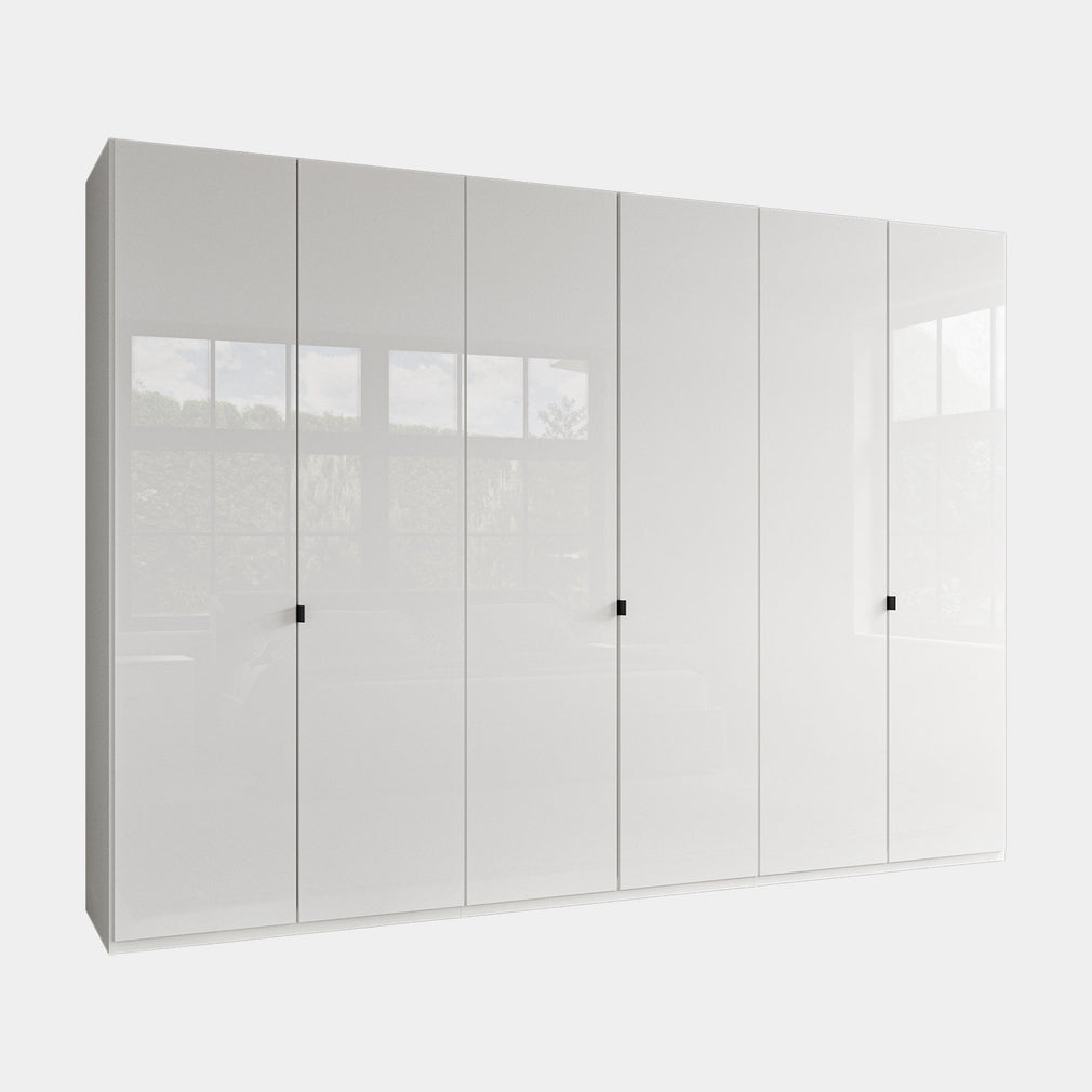 Florida - Wardrobe 300cm 6 Door White