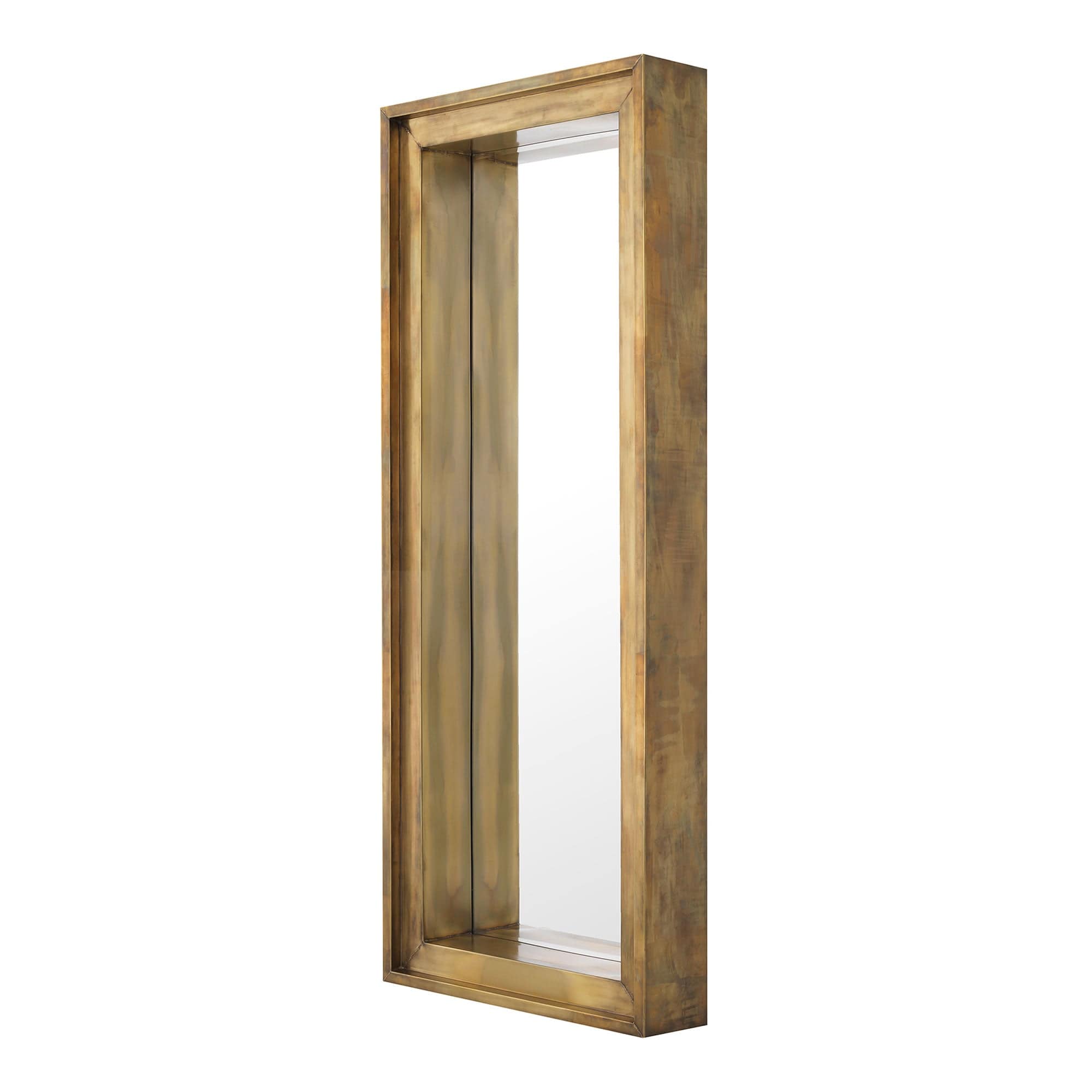 Eichholtz Magenta - Large Rectangular Mirror Vintage Brass Finish