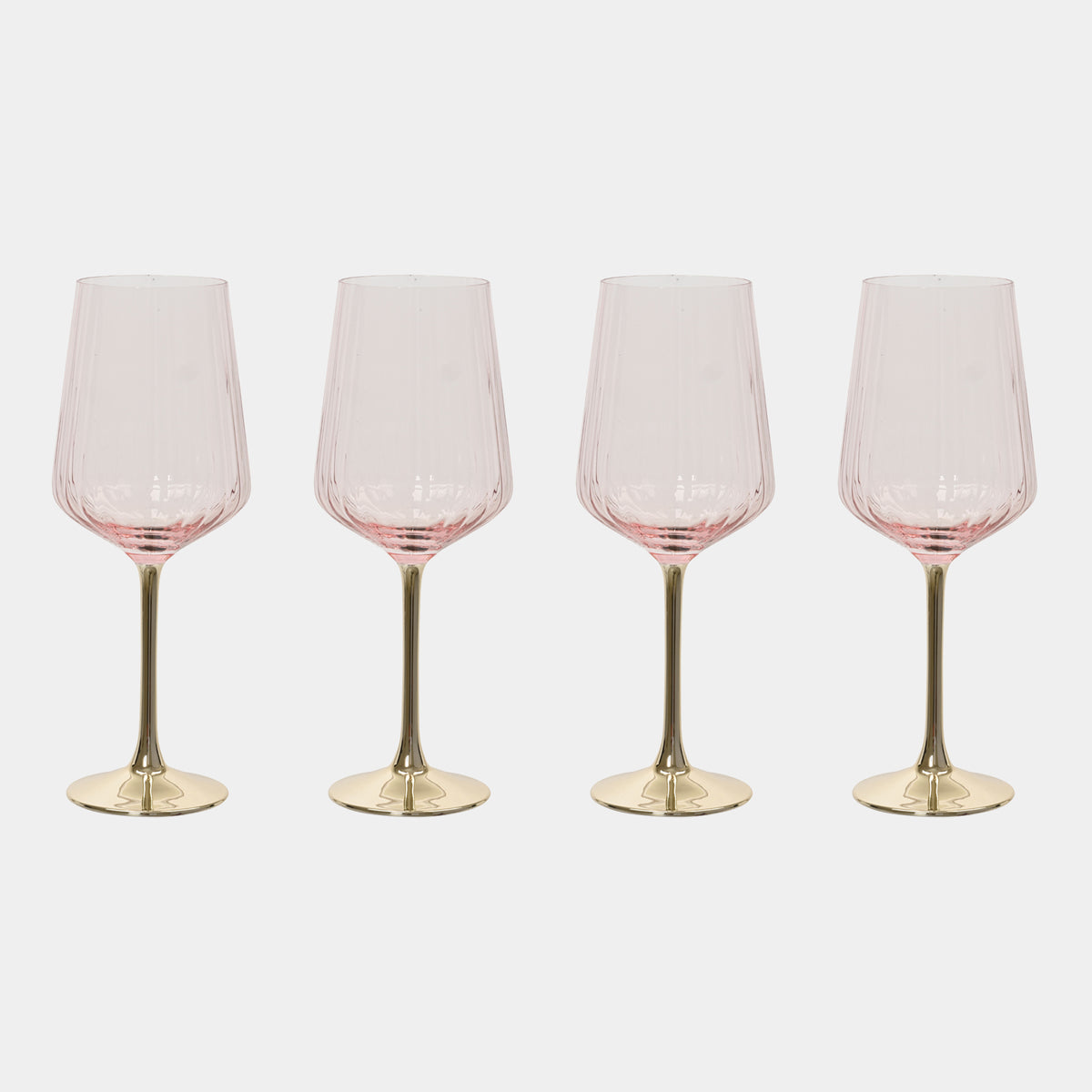 Blush Pink - Wine Glasses, Set of 4