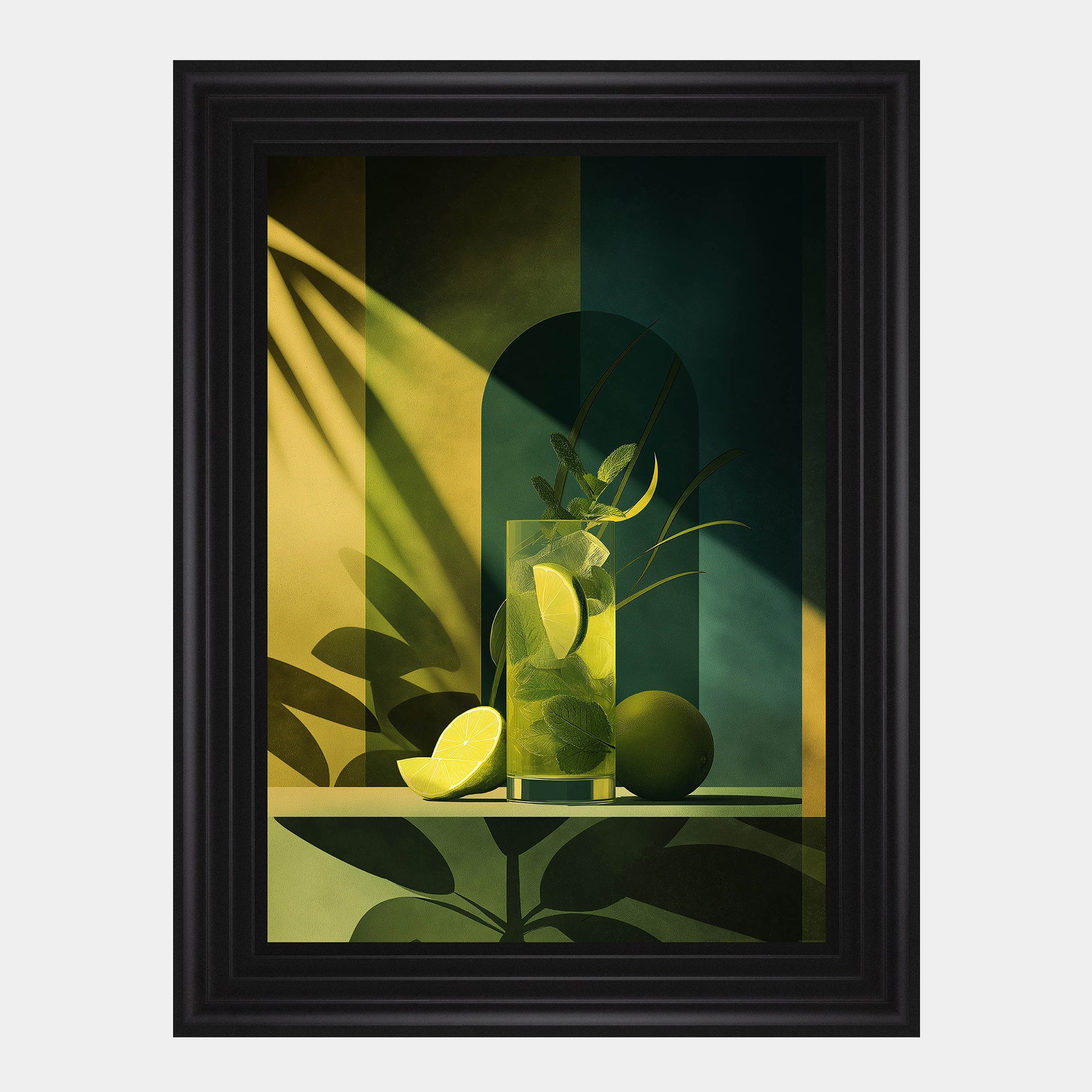 Moody Mojito - Framed Wall Art Print