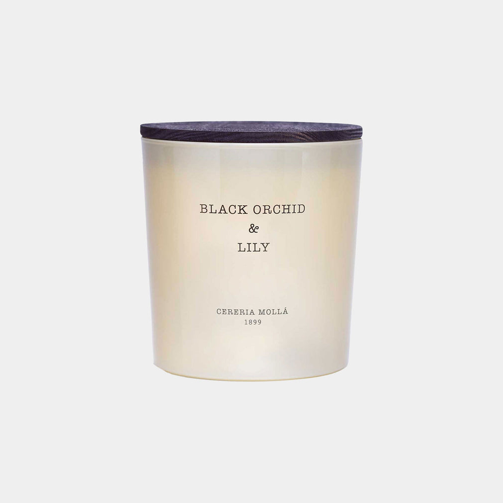 Cereria Molla - Black Orchid & Lily Candle 600g