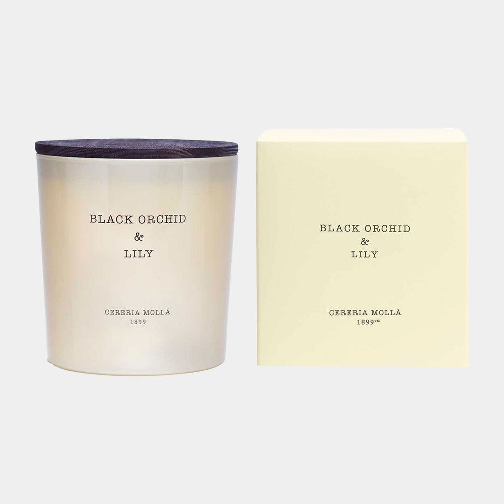Cereria Molla - Black Orchid & Lily Candle 600g