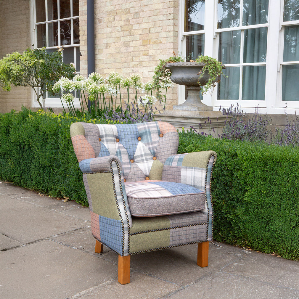 Harlequin - Armchair, Patchwork Fabric