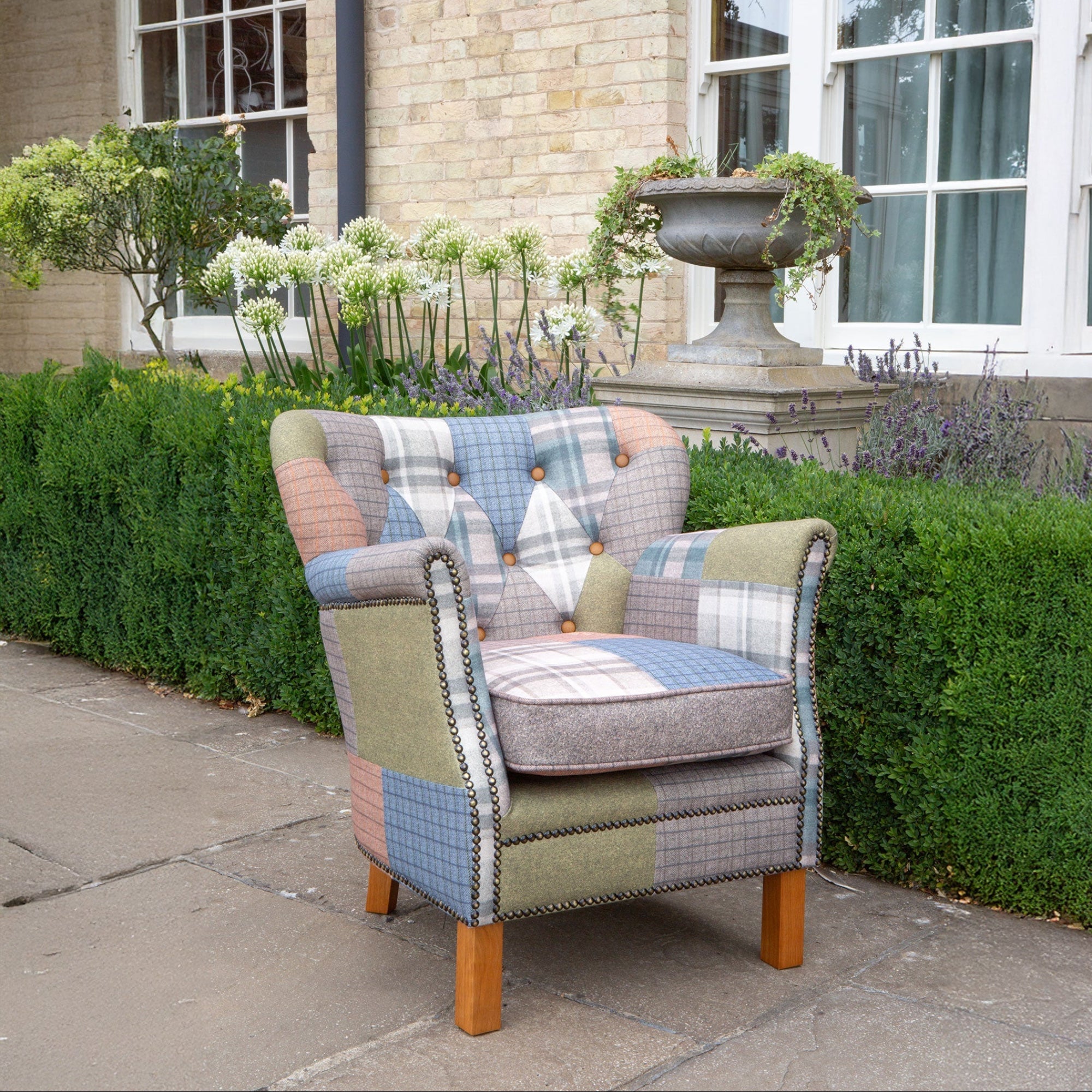 Harlequin - Armchair, Patchwork Fabric