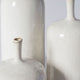 Chad - White Vase Ornaments, Set of 3