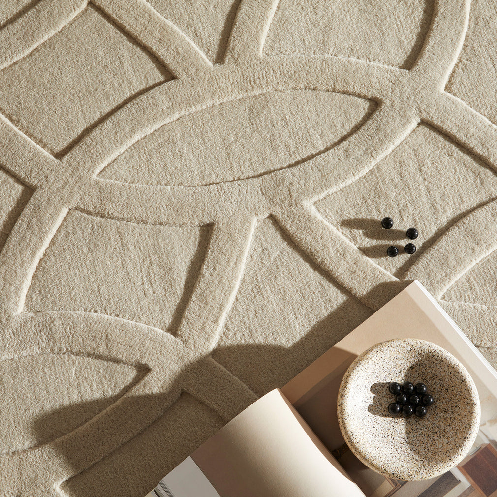 Priory Circles - Patterned Rug