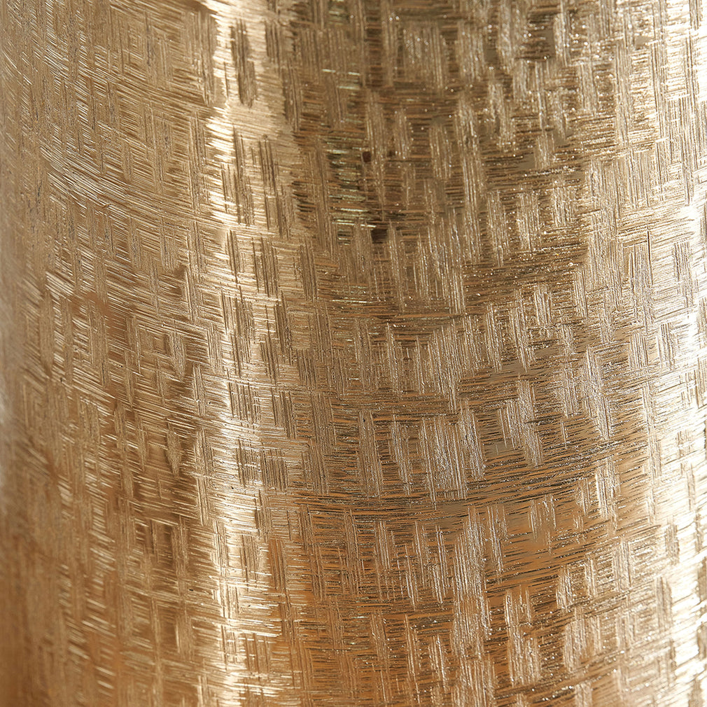 Cinder - Hammered Vase, Gold