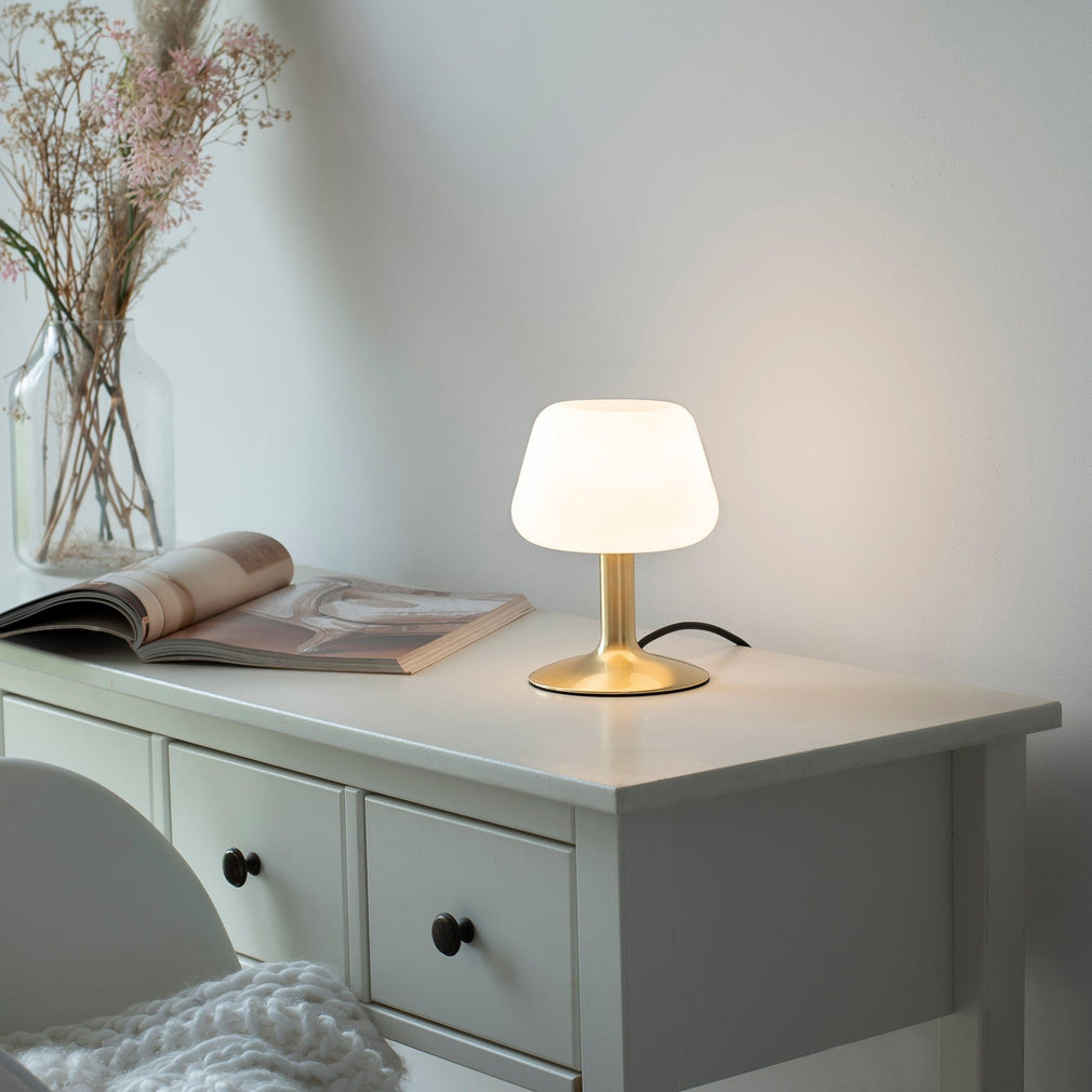 Rodney Touch Lamp Matt Brass
