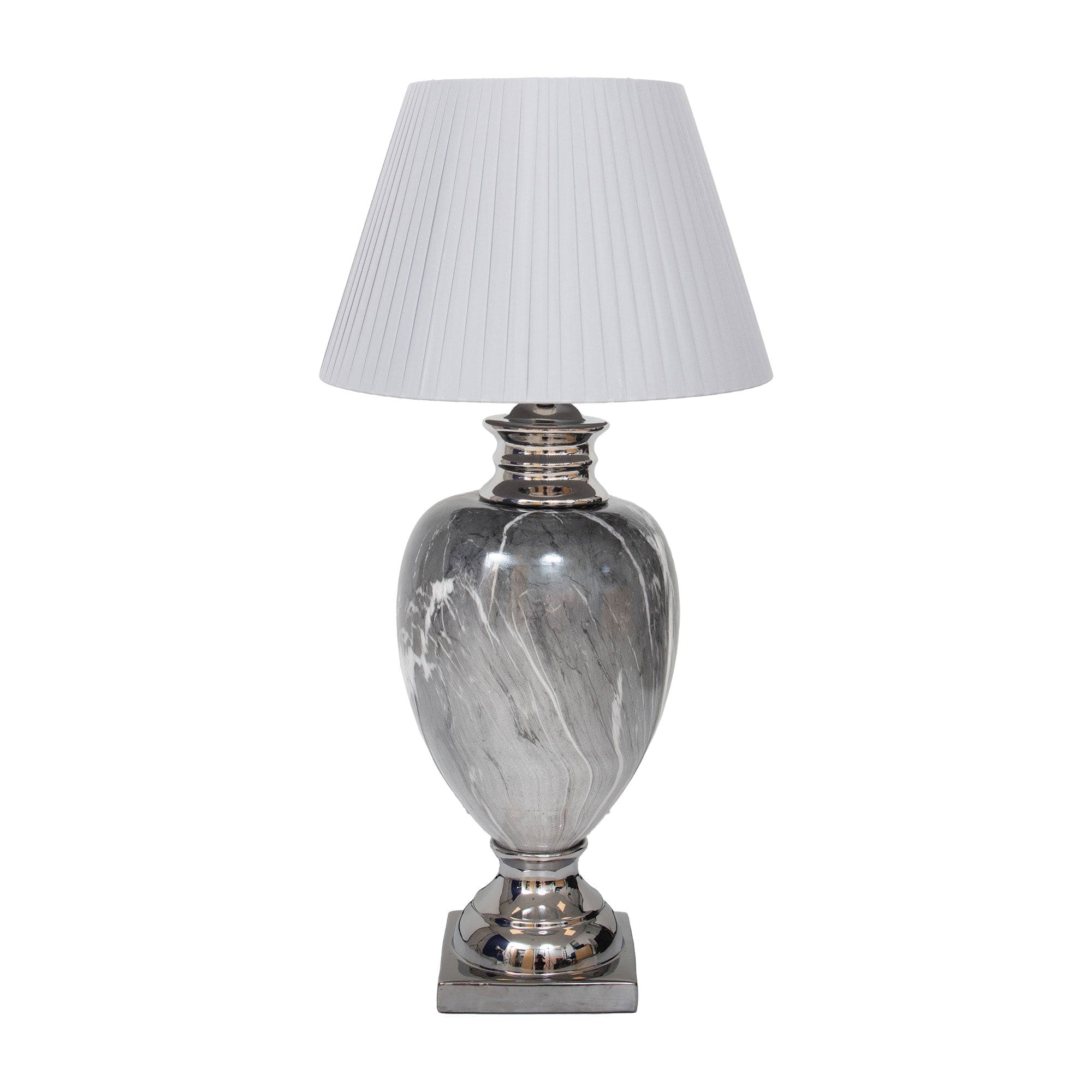 Brigit - Chrome Table Lamp Large