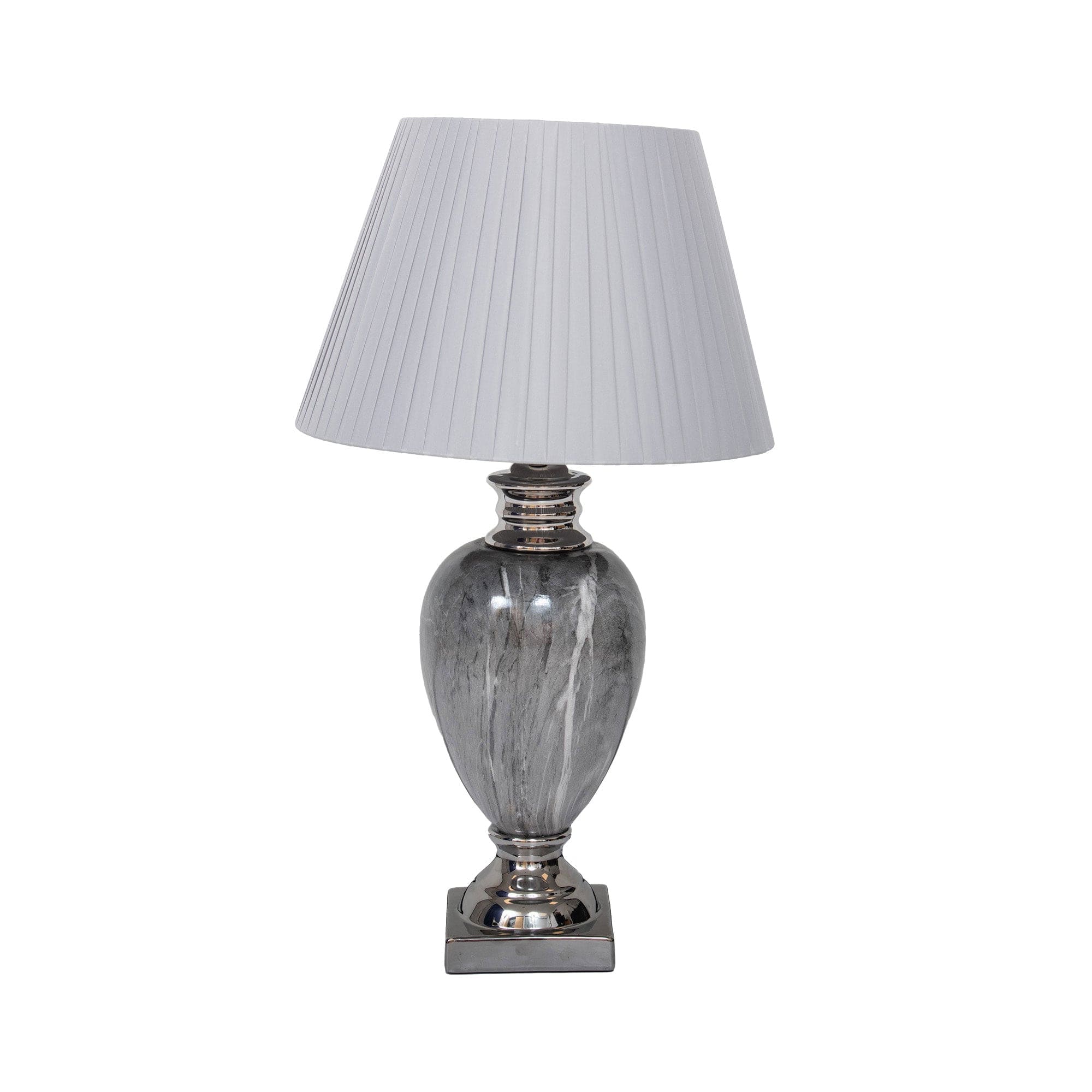 Brigit - Chrome Table Lamp Medium