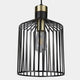 Crate - Black Ceiling Pendant Medium